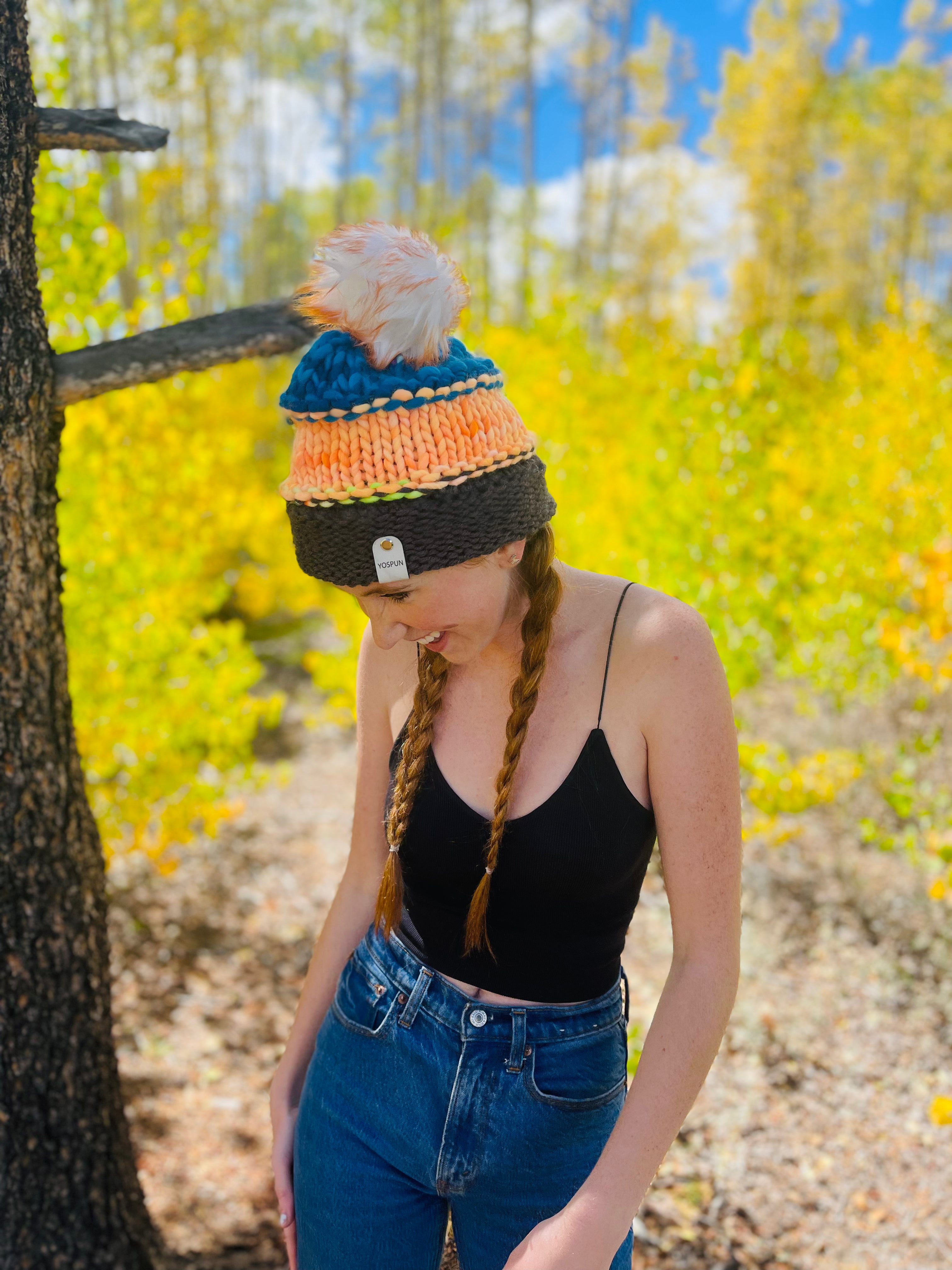 The Neon Stripe Beanie