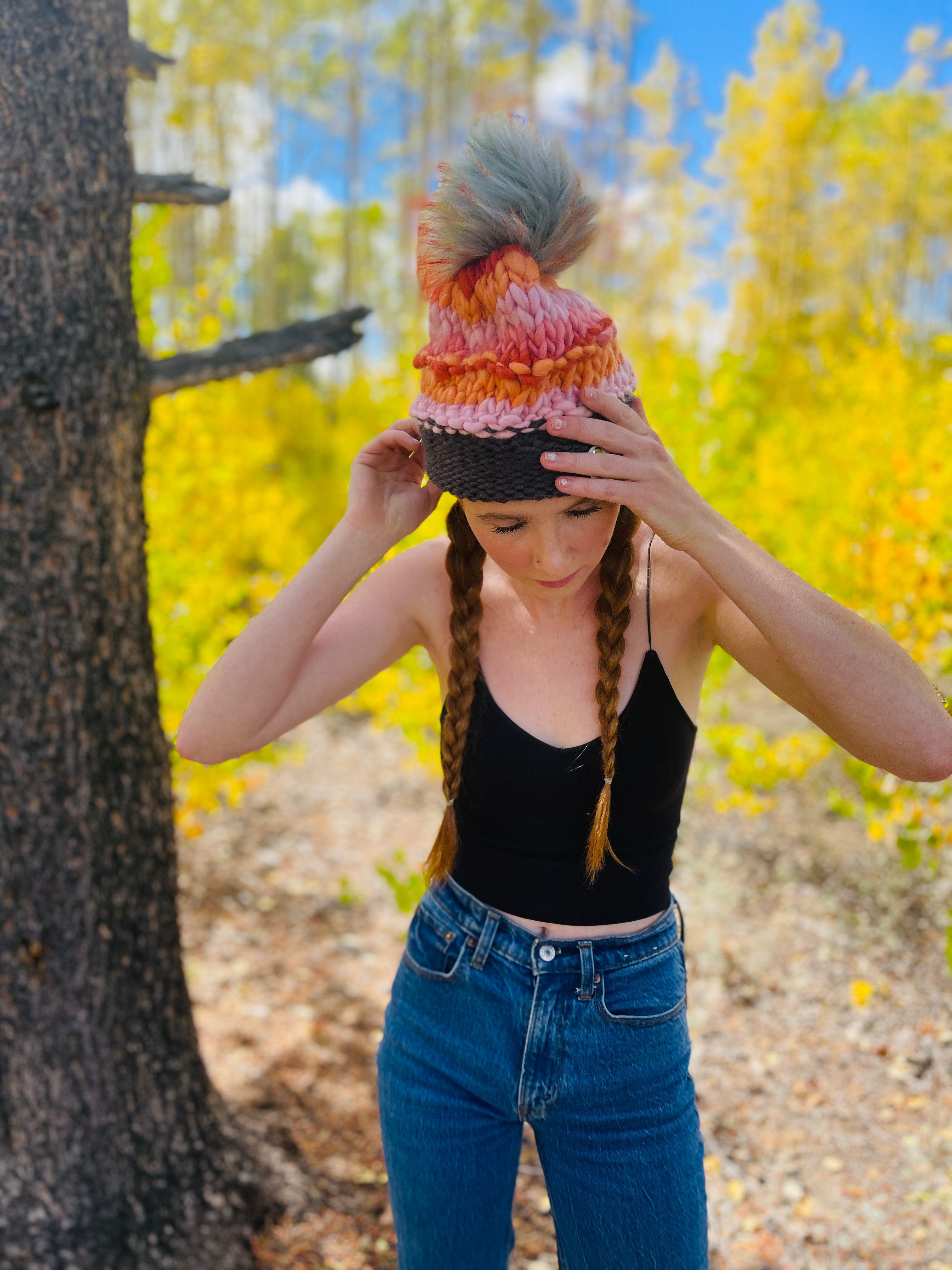 The Phases of Orange Beanie