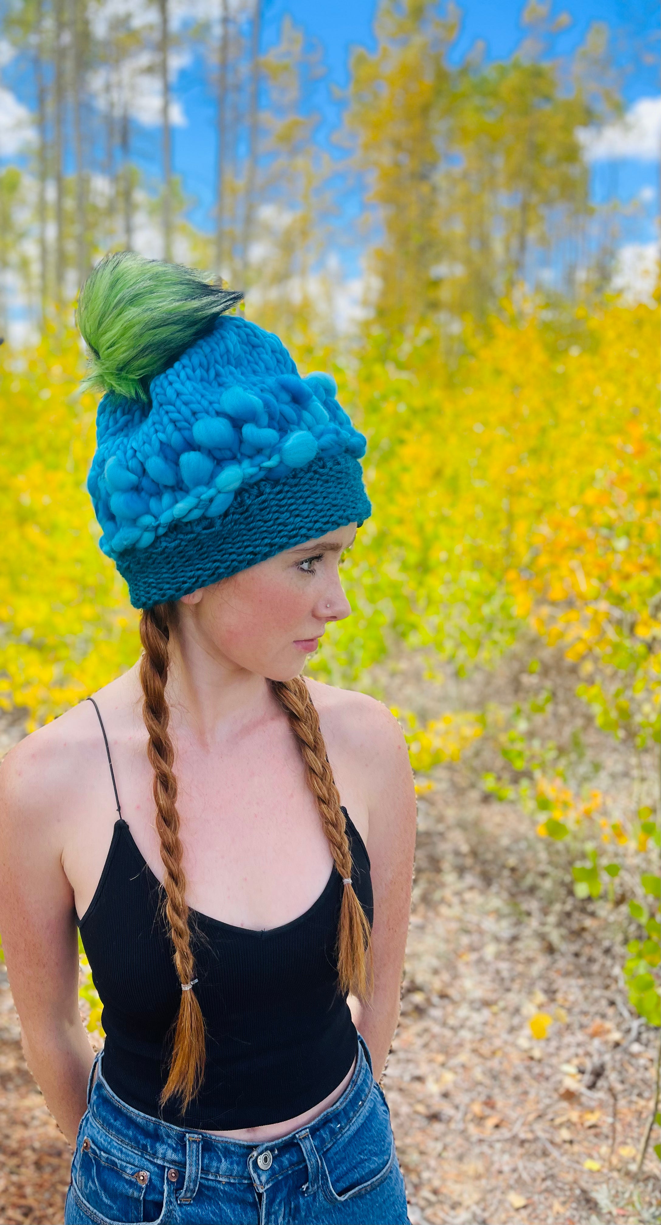 The Light in Turquoise Beanie