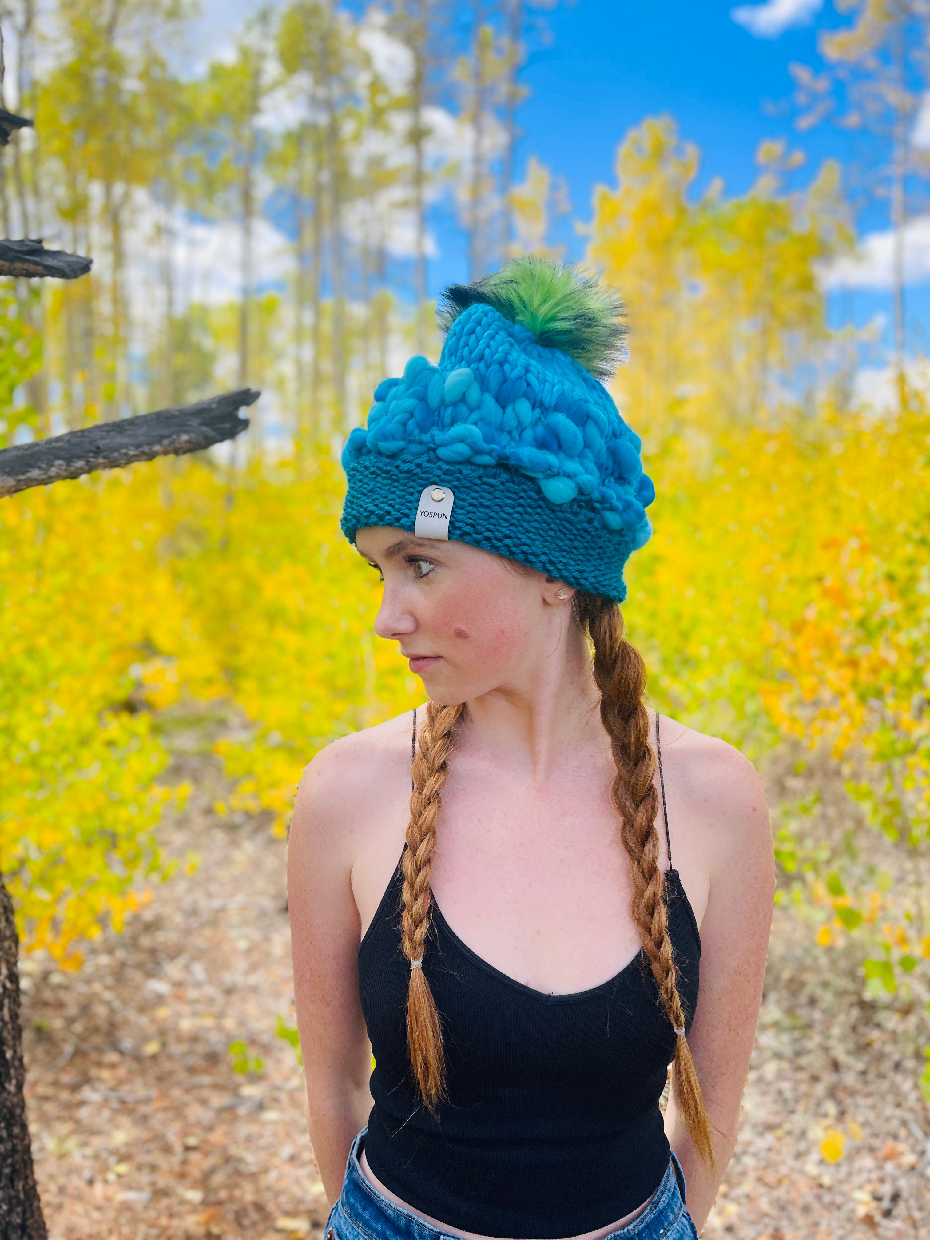 The Light in Turquoise Beanie