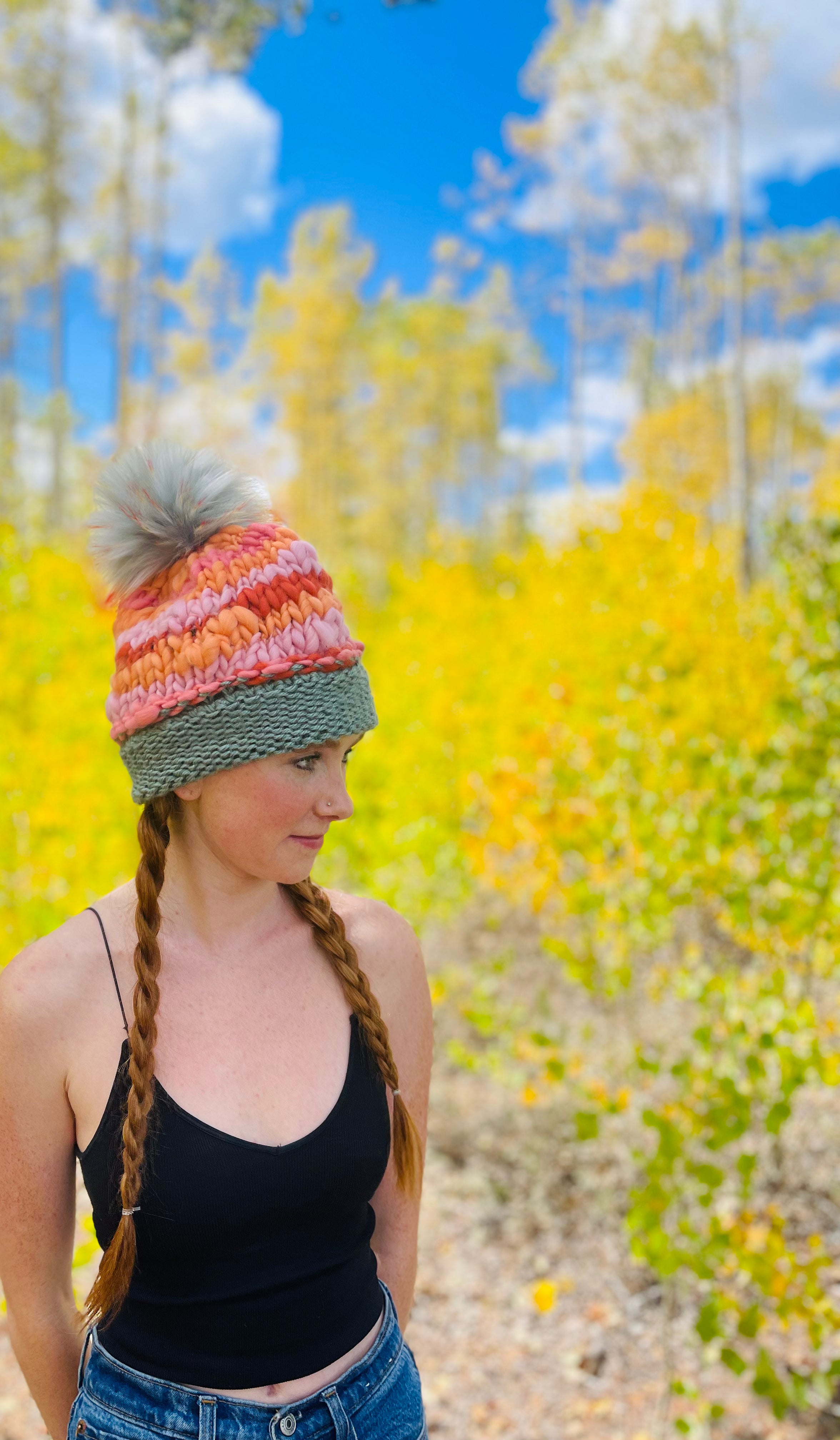 The Dusty Orange Sunset Beanie