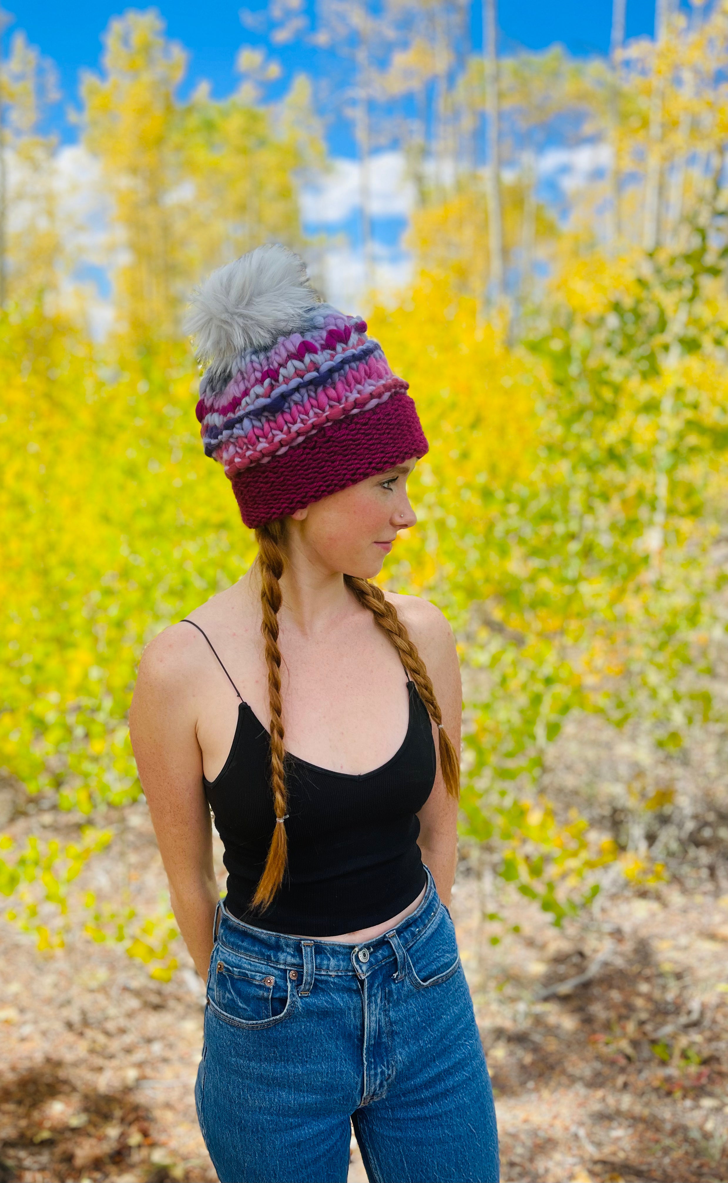 The Purple Conversation Beanie