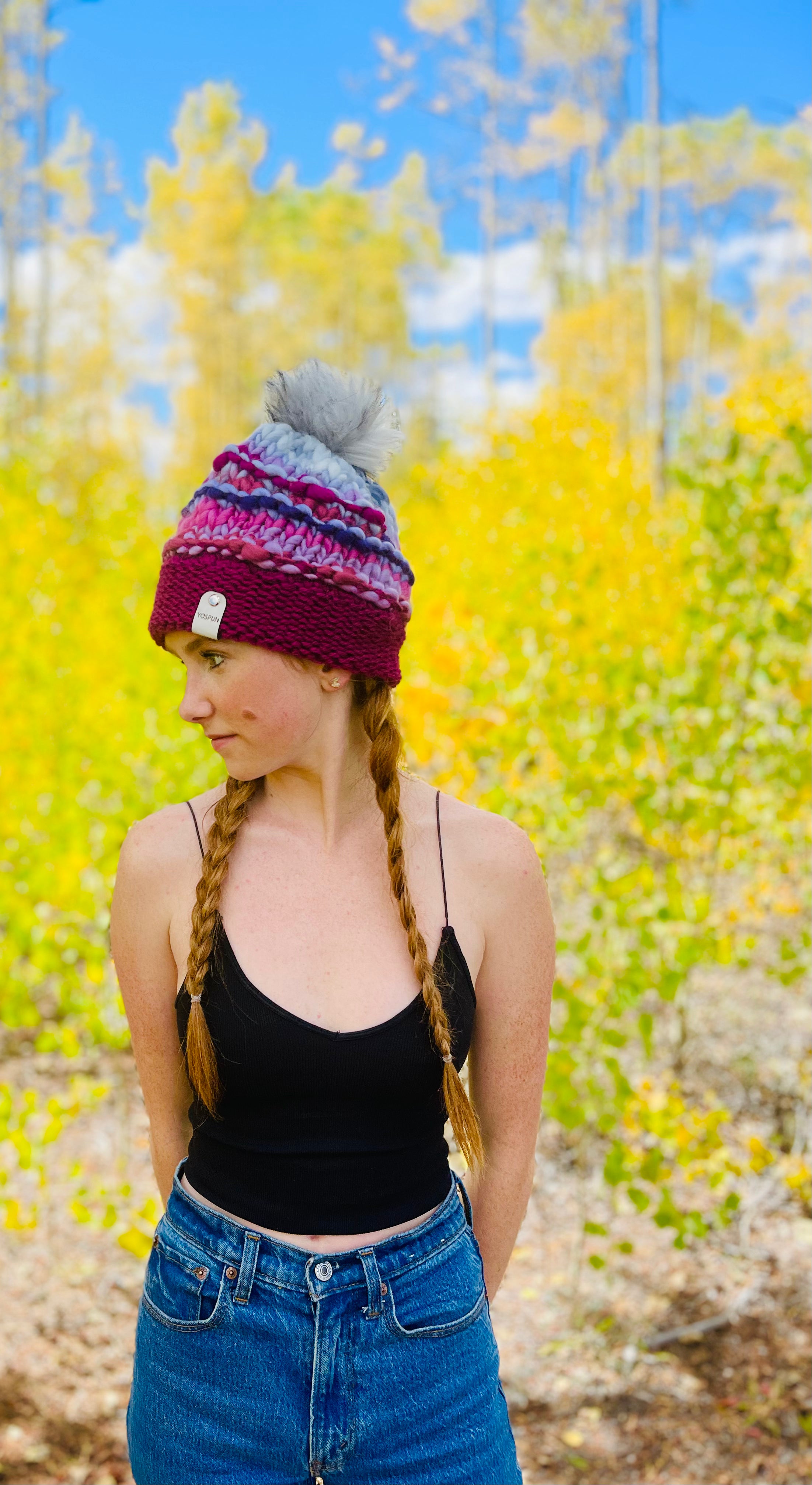 The Purple Conversation Beanie