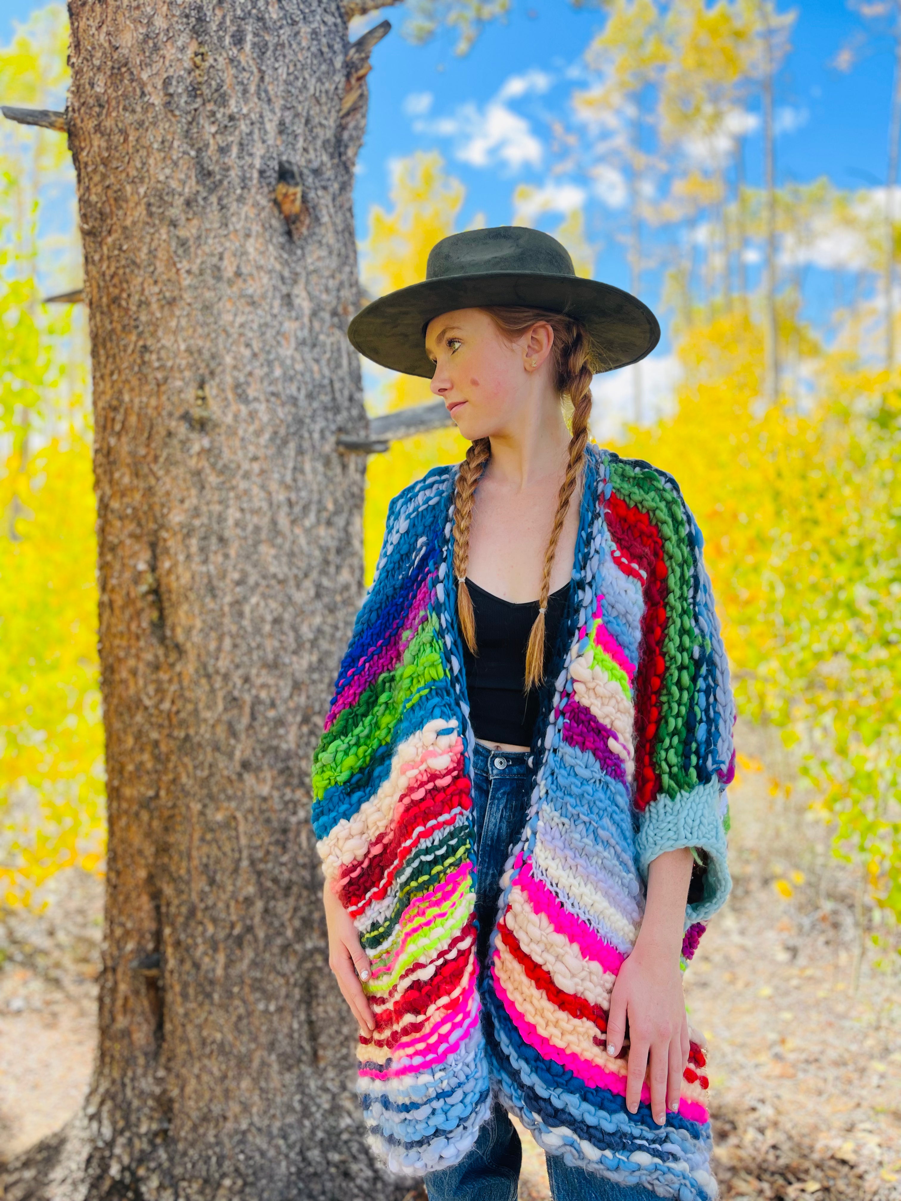 Still a Litte Blue Long Cardi
