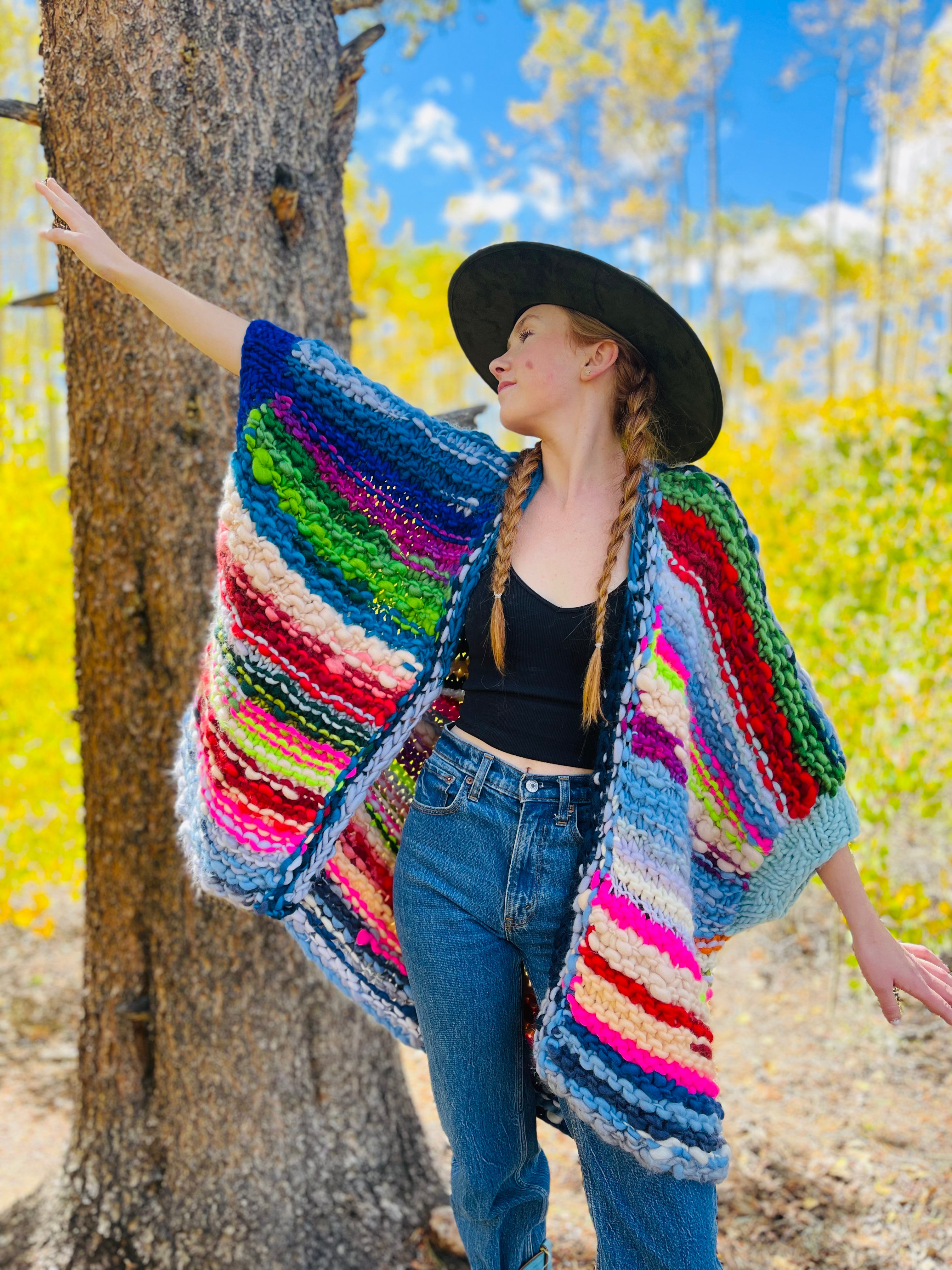 Still a Litte Blue Long Cardi