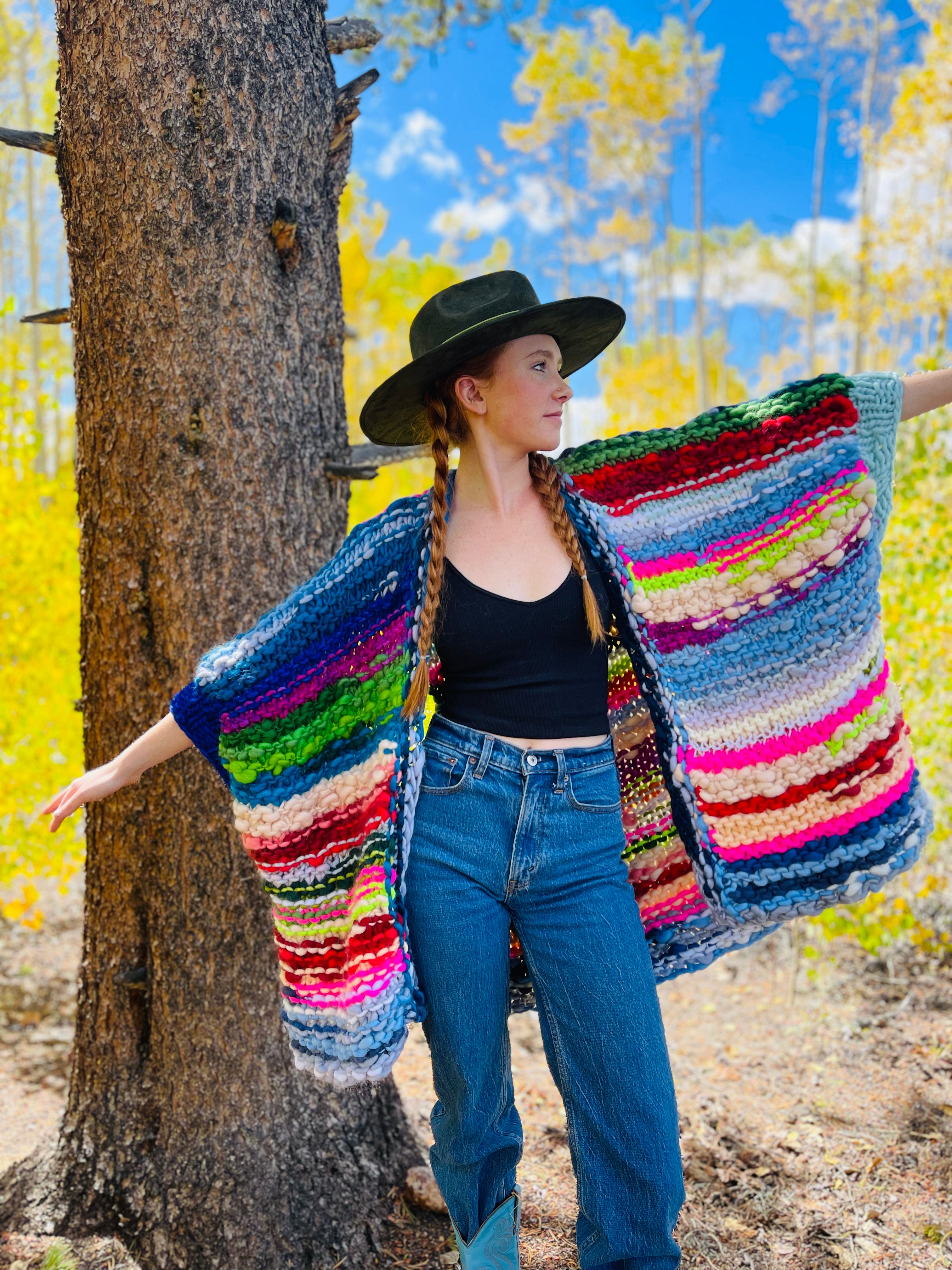 Still a Litte Blue Long Cardi