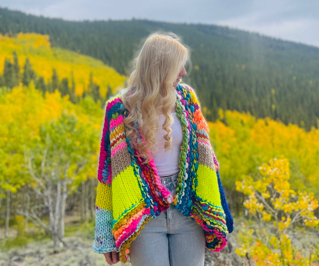 A Big Touch of Blue Sweater