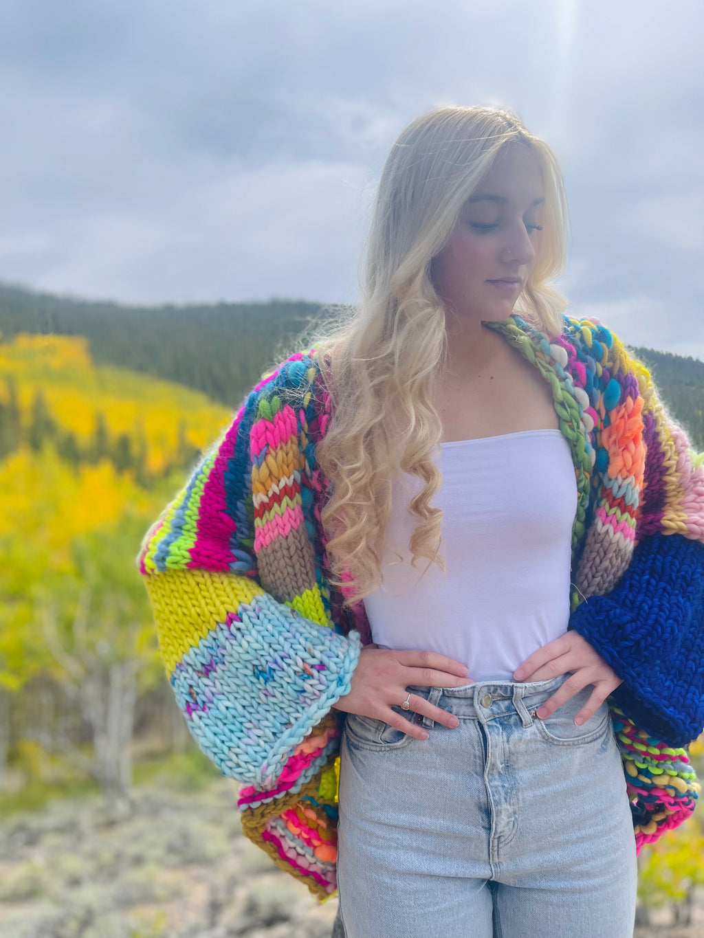 A Big Touch of Blue Sweater