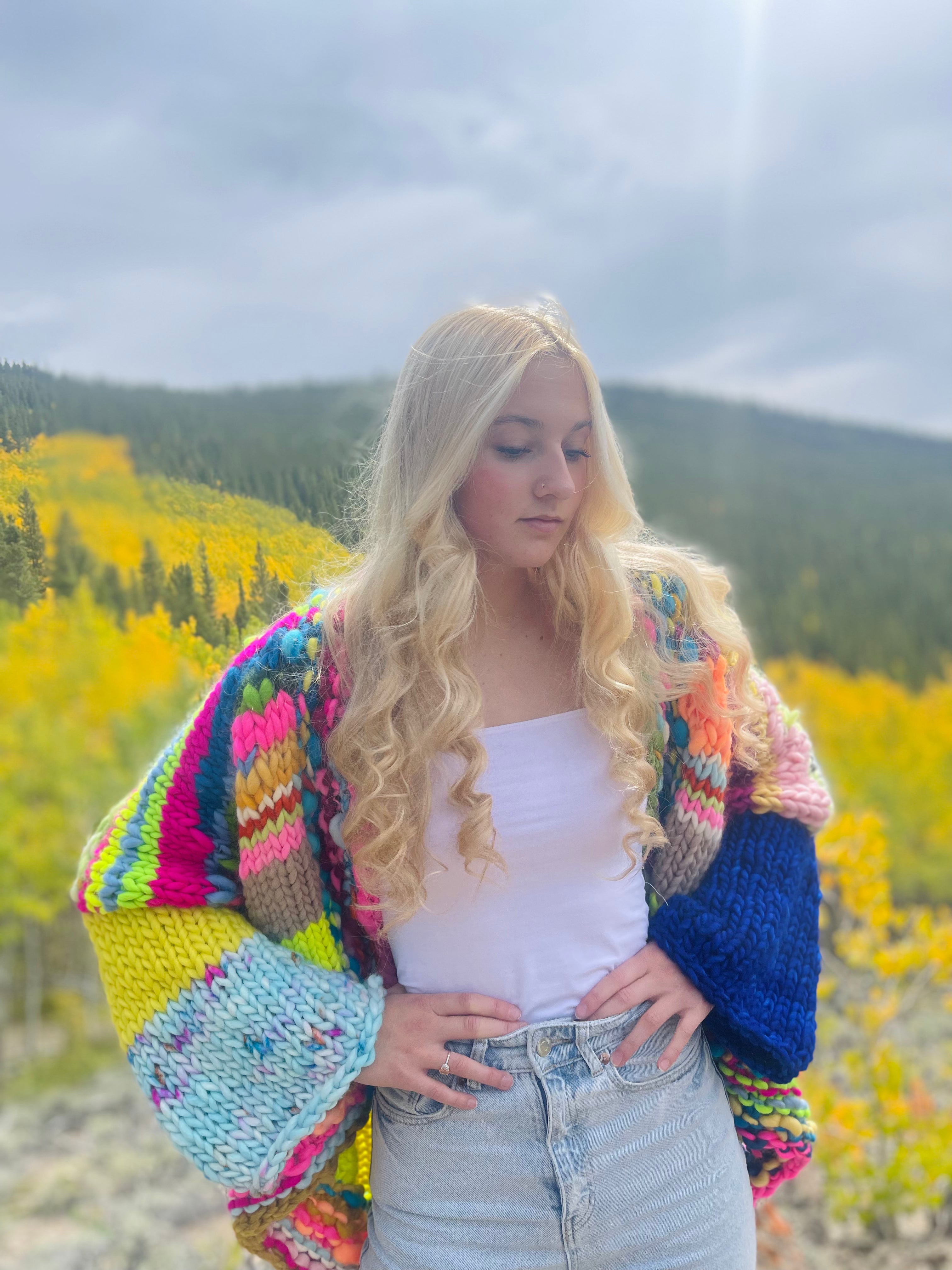 A Big Touch of Blue Sweater