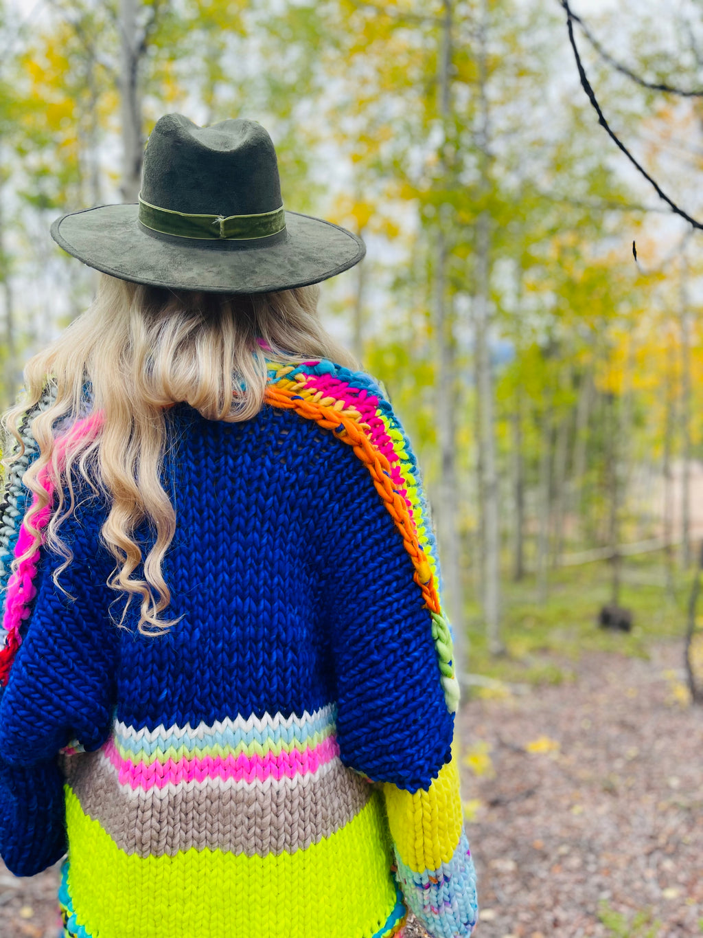 A Big Touch of Blue Sweater