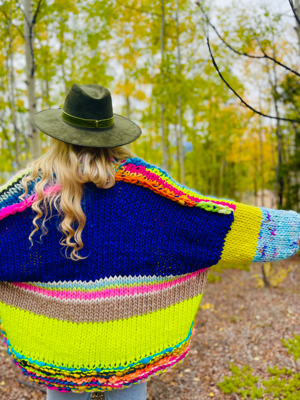 A Big Touch of Blue Sweater