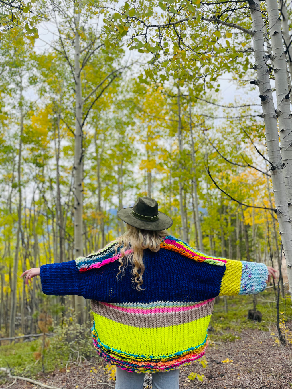 A Big Touch of Blue Sweater