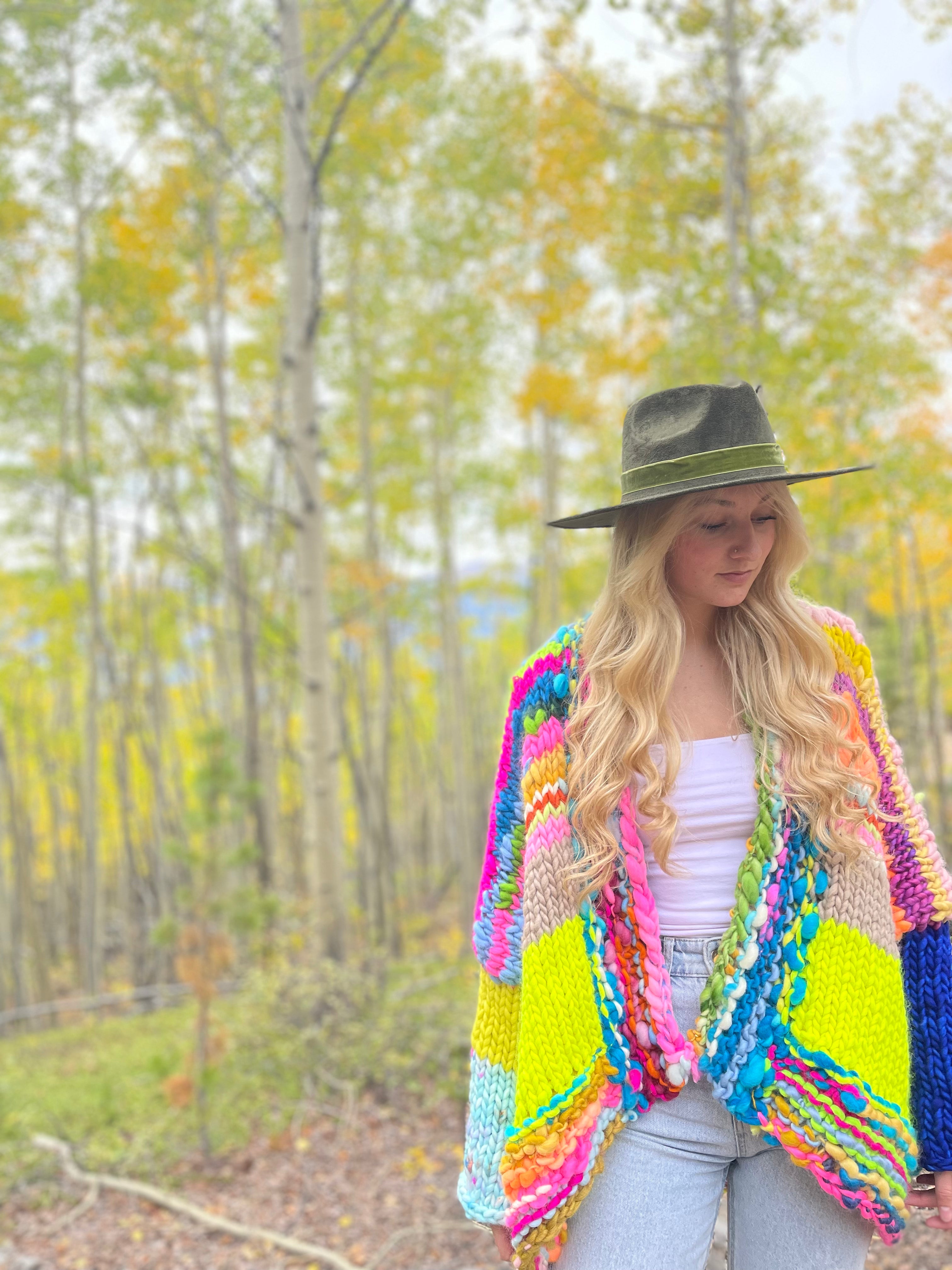 A Big Touch of Blue Sweater