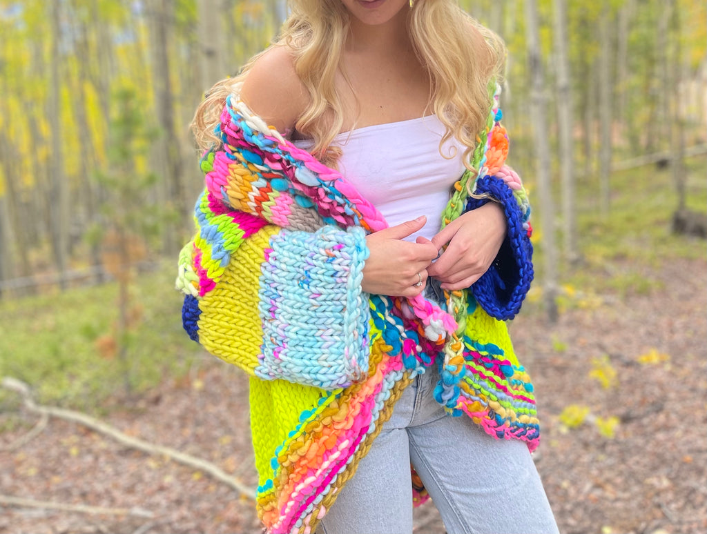 A Big Touch of Blue Sweater