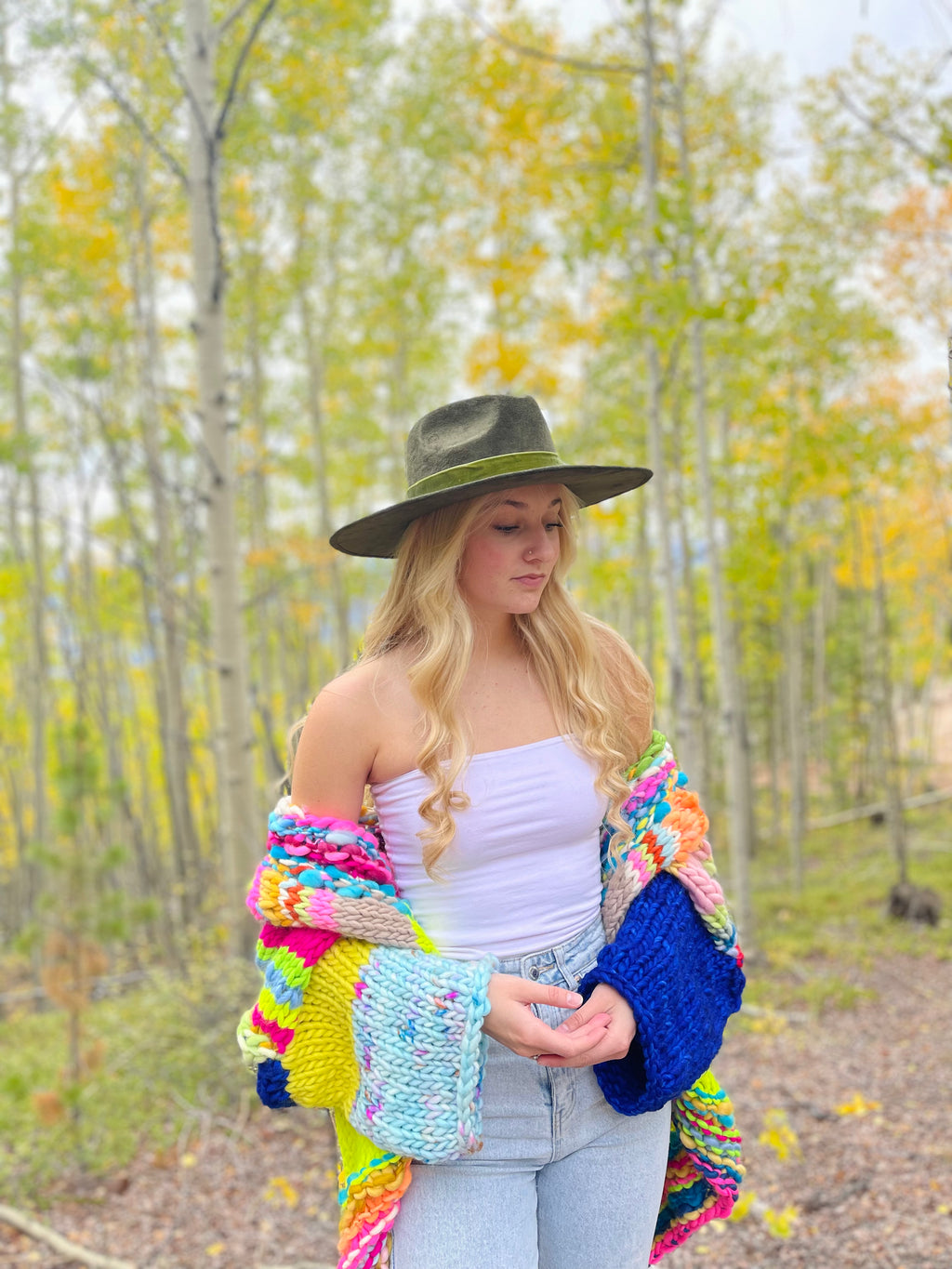 A Big Touch of Blue Sweater